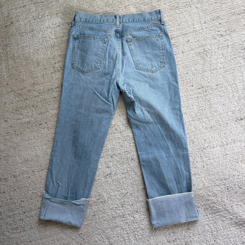 Rag & Bone Straight Wide Leg Light Blue Jeans - Picture 2 of 7